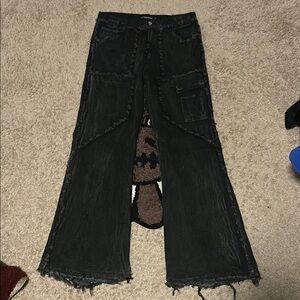 No faith studios flare jeans